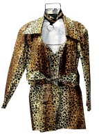 1980's Vintage Leopard Club Dress Jacket 1980's Vintage Leopard Club Dress Jacket