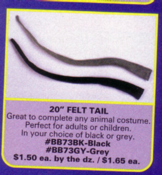 TAIL 20" FELT TAIL 20" FELT