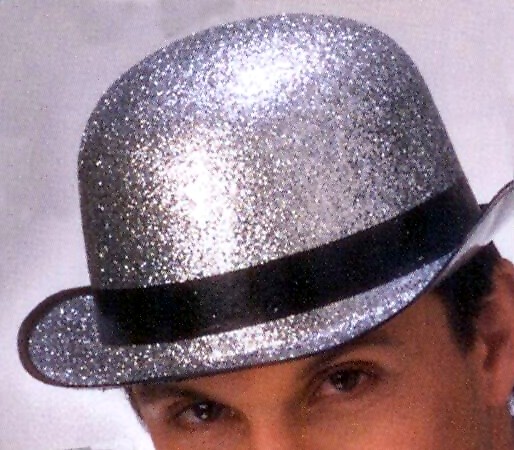 BOWLER HAT - GLITTER BOWLER HAT - GLITTER