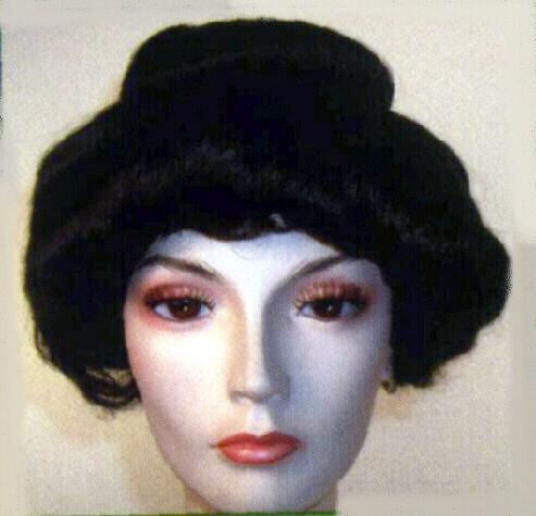 GEISHA GIRL WIG - BARGAIN FANCY - Black GEISHA GIRL WIG - BARGAIN FANCY - Black