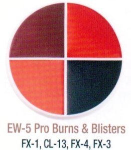 BURNS & BLISTERS PRO WHEEL by Ben Nye Makeup, #EW-5
