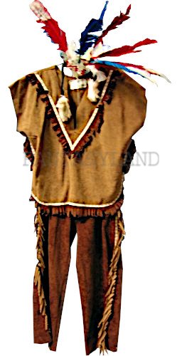 Native American Indian Boy Size Child 12-14
