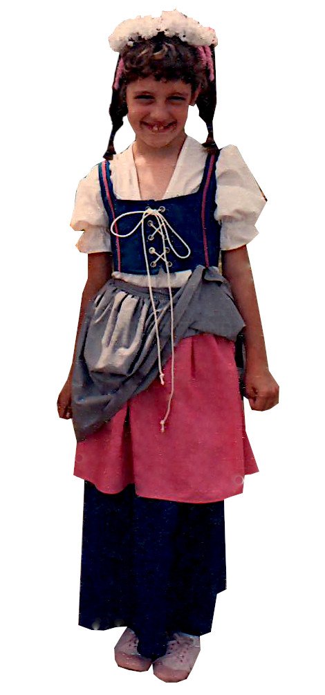 Renaissance Peasant Child Costume, Size 8-10
