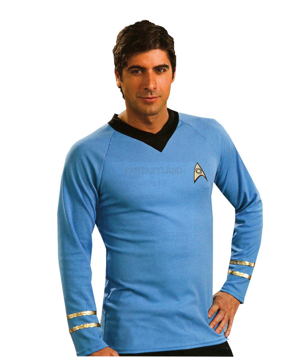 Star Trek Spock Blue Shirt Costume