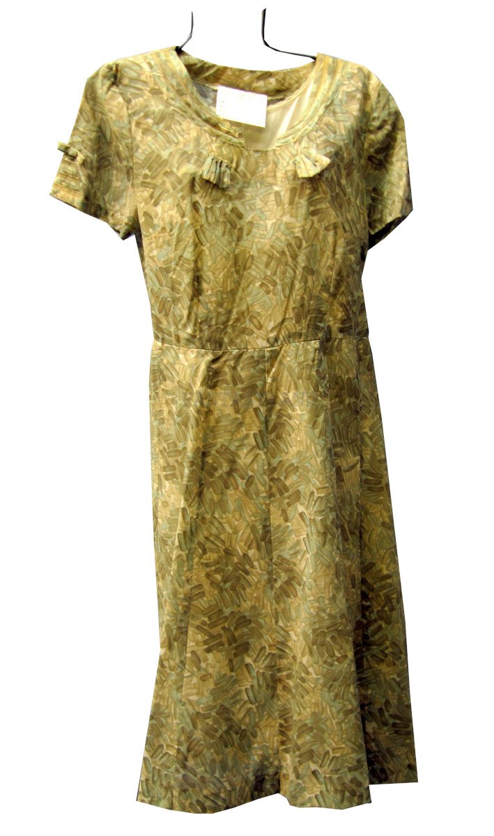 1930 - 1940 Vintage Day Dress Size 18 LG
