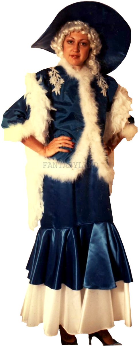 1940's Royal Blue Costume Size MD - LG