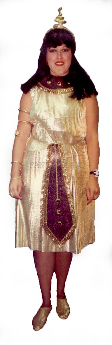 Gold Cleopatra Costume, Size 12-14 Medium