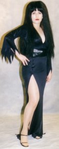 Custom Elvira Costume, Size MD