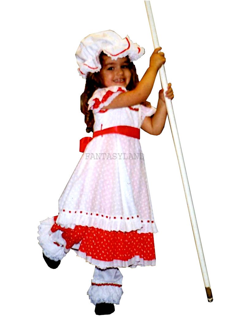 Little Bo Peep Child Costume Size Ch 3 - 4