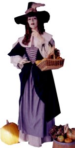 Pilgrim Lady Costume Size 12-14 Medium