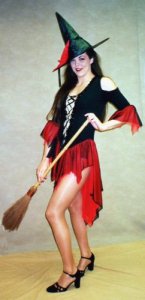 Red & Black Witch Costume