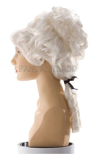 WOMENS COLONIAL WIG White